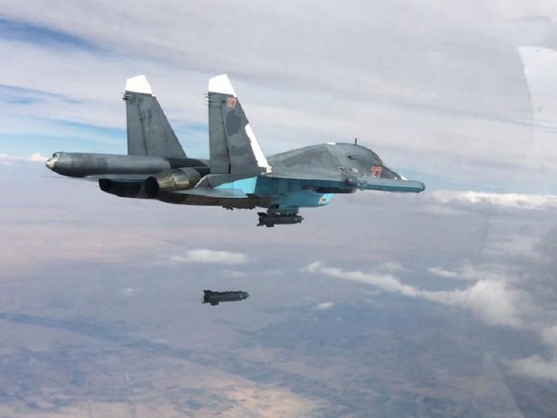 俄国防部：俄军苏-34战机使用制导炸弹在哈尔科夫打击外国雇佣兵