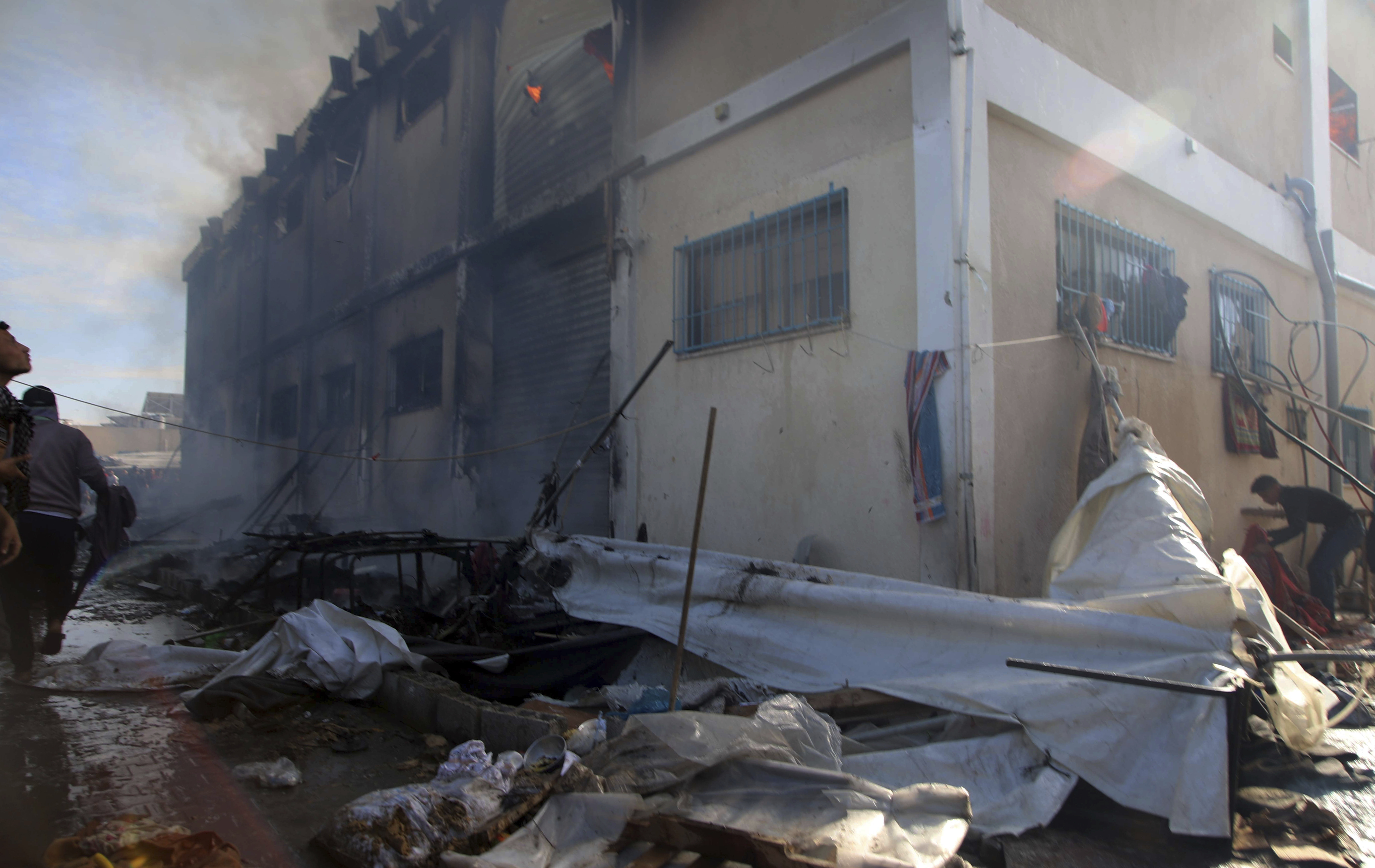 联合国驻加沙大楼遭袭，美国罕见谴责 A8f63a31fff846a7a6bbd66d7e1e080a